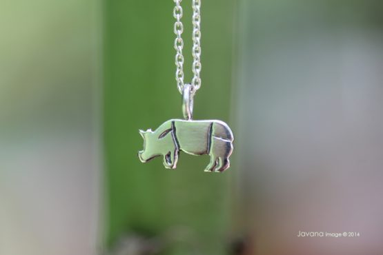 rhino pendant