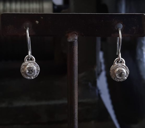 mini iceberg crystal earrings - Image 4