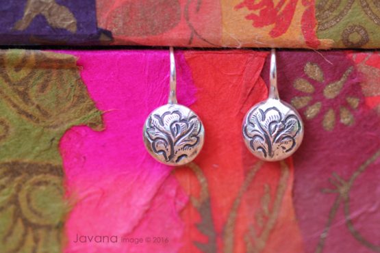 carved drop earrings