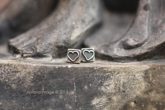 heart studs